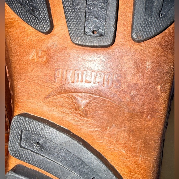 Pikolinos Brown Leather Driving Shoes 45 (US 11.5–12) Handmade Comfort Moccasins - Picture 10 of 16